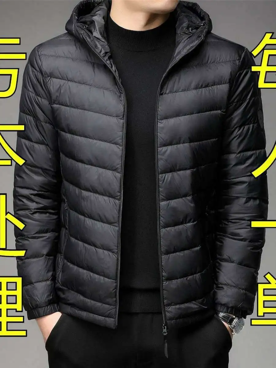 

Men's ort Hooded Fce Lined Cotton Jaet Lightweight Autumn Winter Special Edition Casual Wear Zipper Closure Color