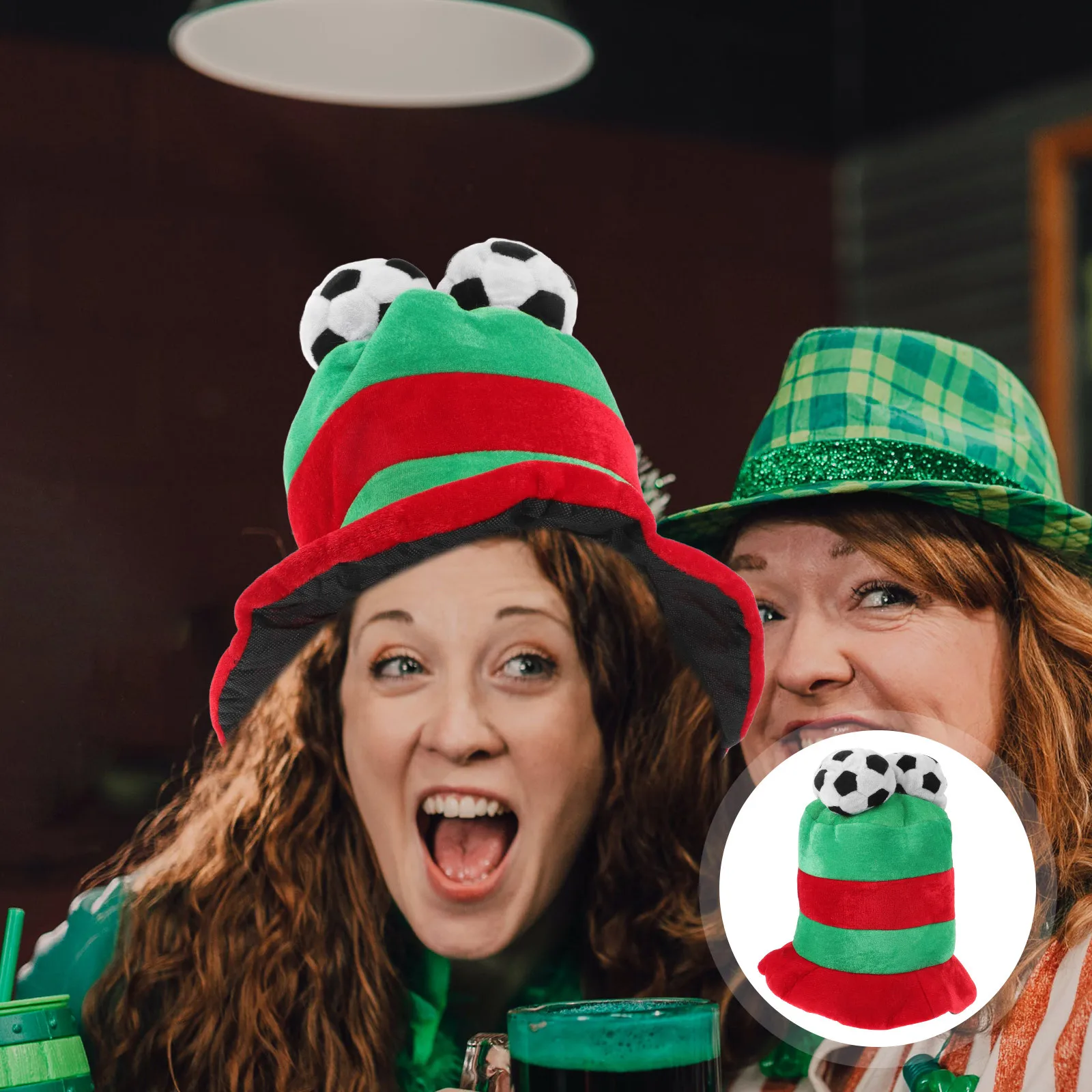 

Football Hat Decorative Carnival Headdress For Sports Event Cheering Party Masquerade Club Dancing Game Match Accessory