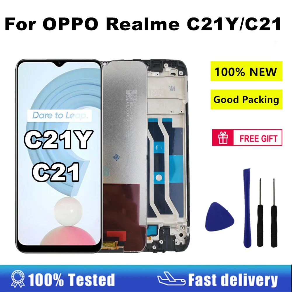 6.5'' C21Y C21 LCD For OPPO Realme C21Y RMX3261 RMX3263 LCD Display Touch Screen Digitizer Assembly For OPPO Realme C21 RMX3201