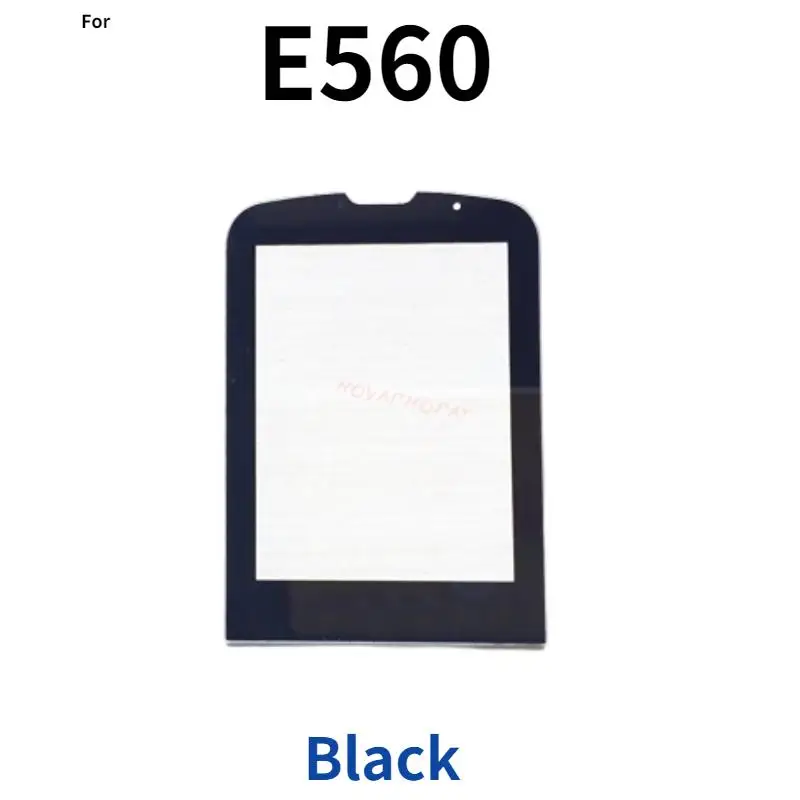Novaphopat Black Glass Screen For Philips E560 Glass lens Panel Replacement (not touch screen Sensor) + track