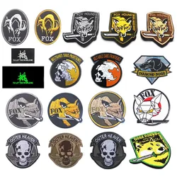 FOXHOUND DOGE HOUND Patch SPECIAL GROUP Metal Gear FORCE Badge For Backpack Jacket