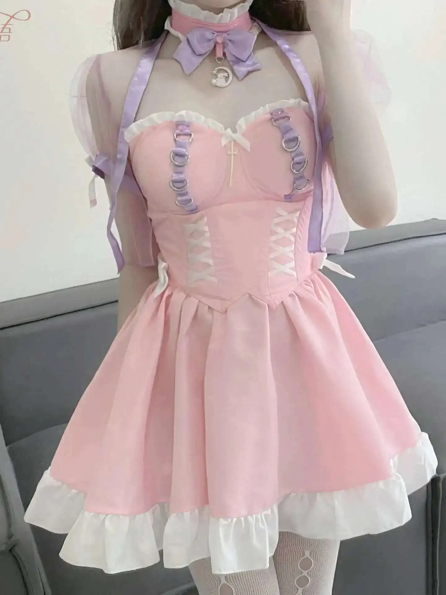 

Dress Soft Maid Girl Sexy Hot Girl Suspender Skirt Maid Uniform Pure Style Sexy Maid Dress Elegant Charming Sweet Playful 989N