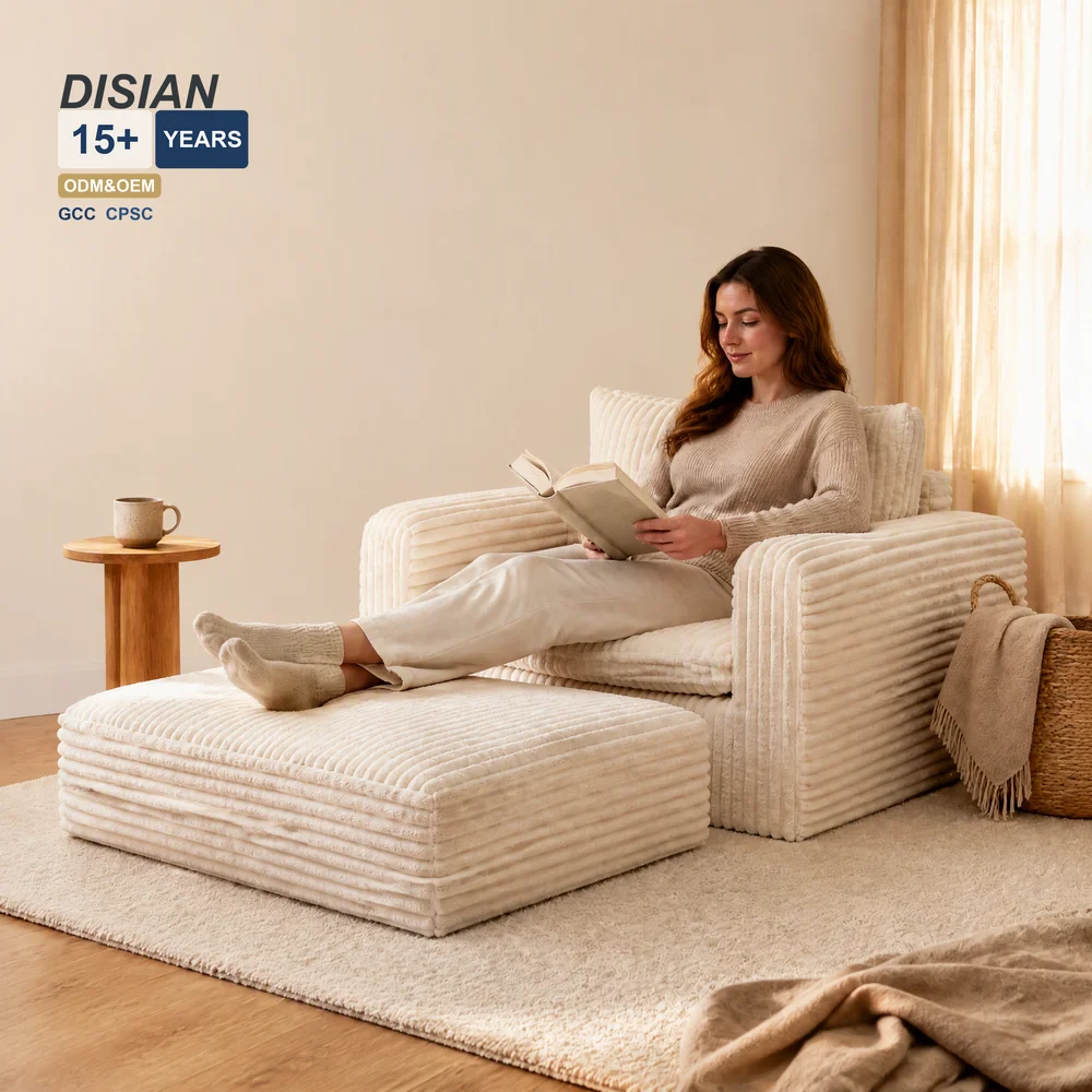 Manufacturer Minimalist Modern Home Living Room Foldable Sofa Bed Comfortable Sofa Box Package Lazy Sofa Home Use