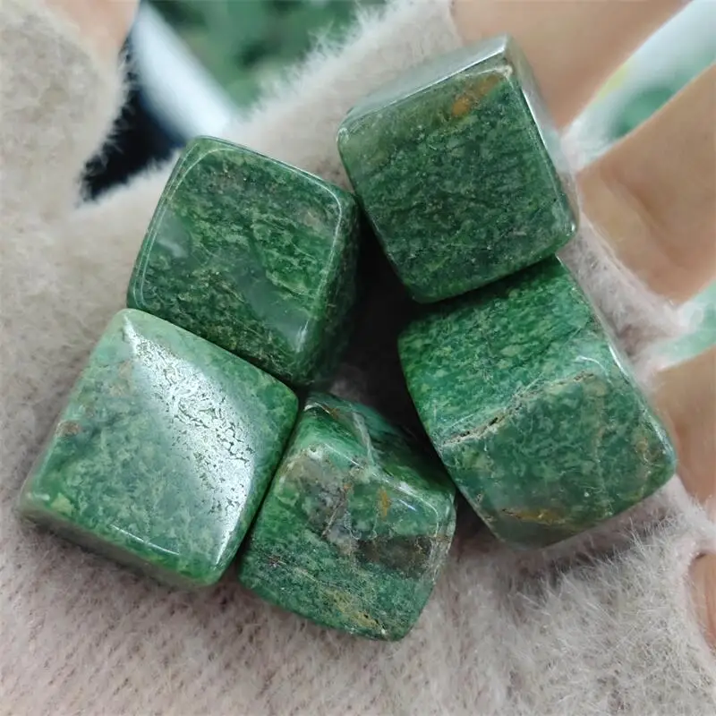 500G Natural Amazonite Cube Freeform Carving Healing Bulk Ore Gravel Specimen Energy Mineral Tank Aquarium Garden Home Decor