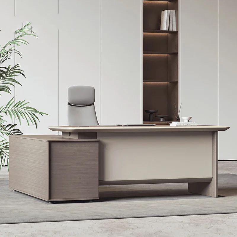 

Multifunction Computer Desk L-shaped Drawers Executive Desk Office Reading Room Organization Meuble Bureau Office Furniture