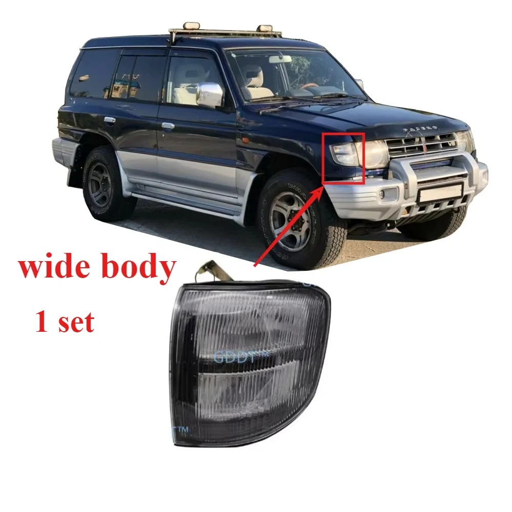 2 Pieces Wide Body Front Corner Lamp For Pajero V33 Head Lamp For Montero SFX V40 GDDT GDDT Clearance Lights MR124957