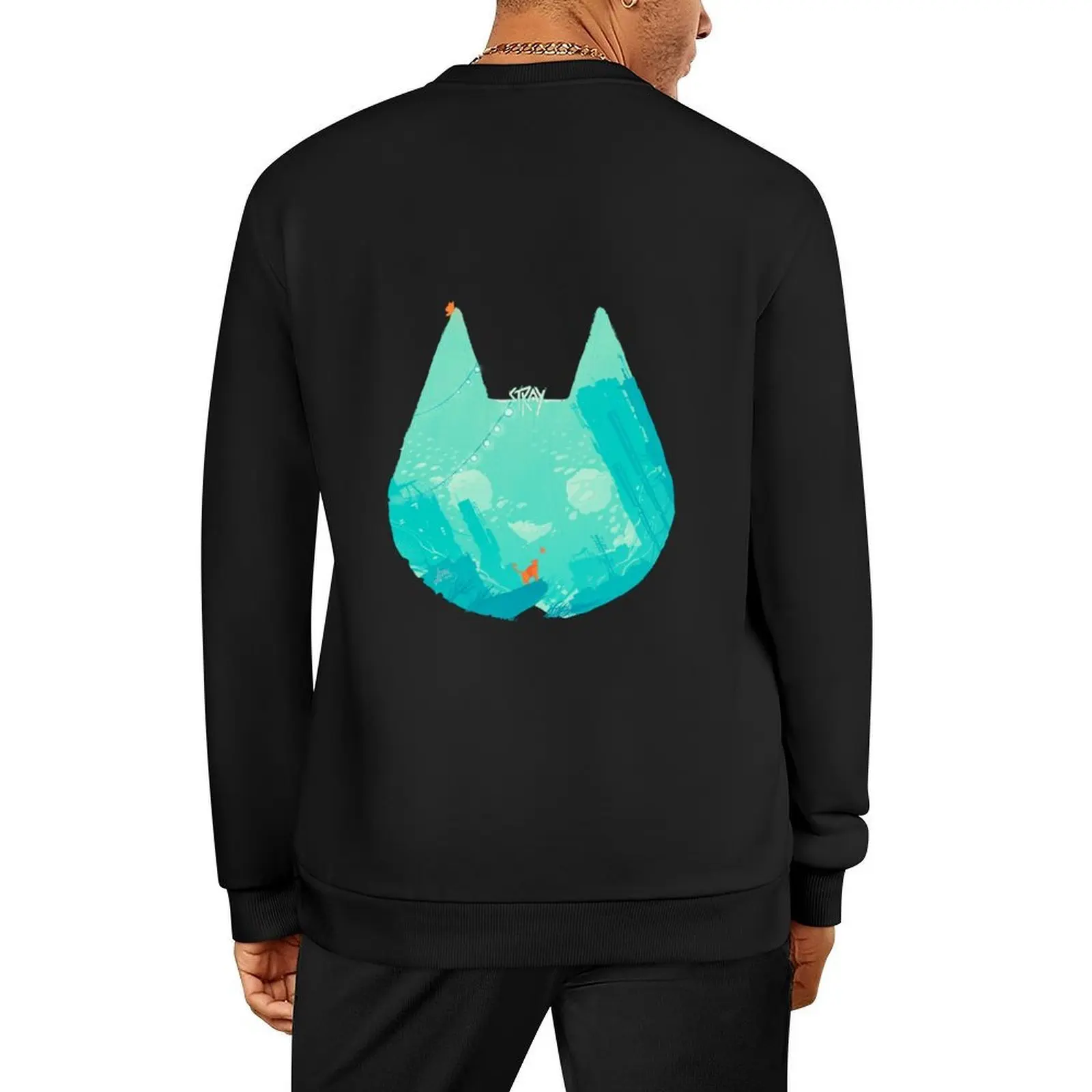 

A Feline Story Pullover korean autumn clothes mens clothes autumn new products men's sweat-shirt sweatshirts men