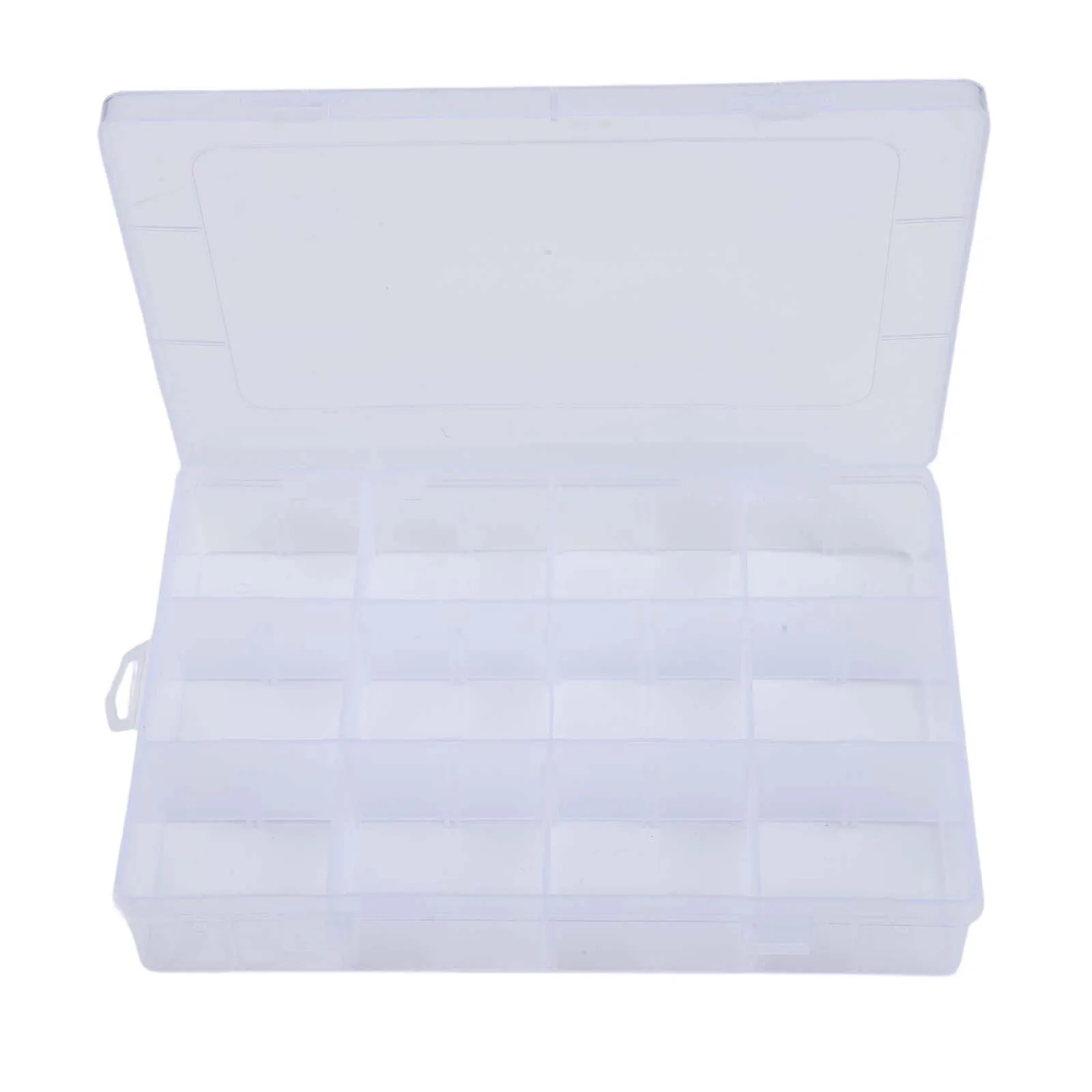 Small Item Storage Box with Lid and Flexible Compartment Setup for Jewelry Making Hardware Sorting and Tackle Management