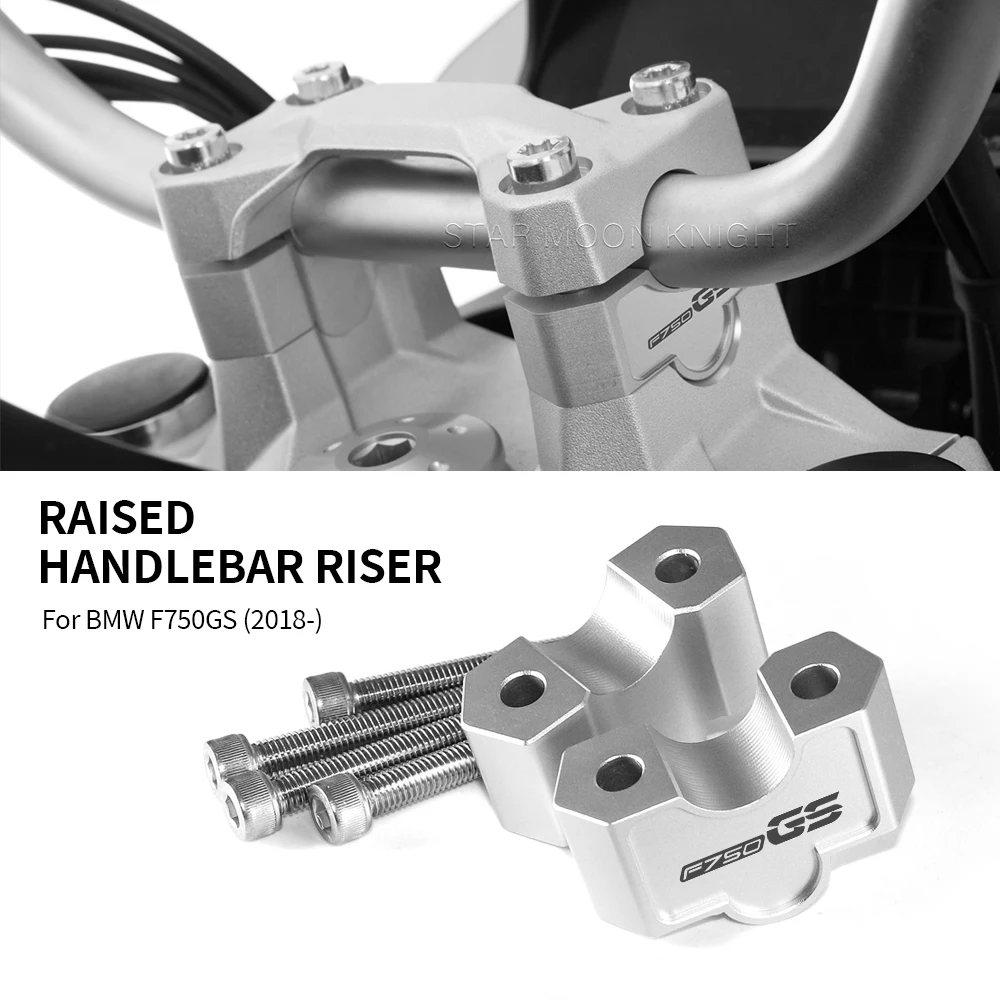 

Motorcycle Handlebar Riser Drag Handle Bar Clamp Extend Height Up Adapter For BMW F750GS F 750 GS 2018 2019 2020 2021 2022 -