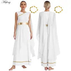 Adult Arabic Ancient Roman Spartan Warrior Cosplay Costume Zeus Medieval Greek God Greece Mythology Couple Fancy Dress Robe
