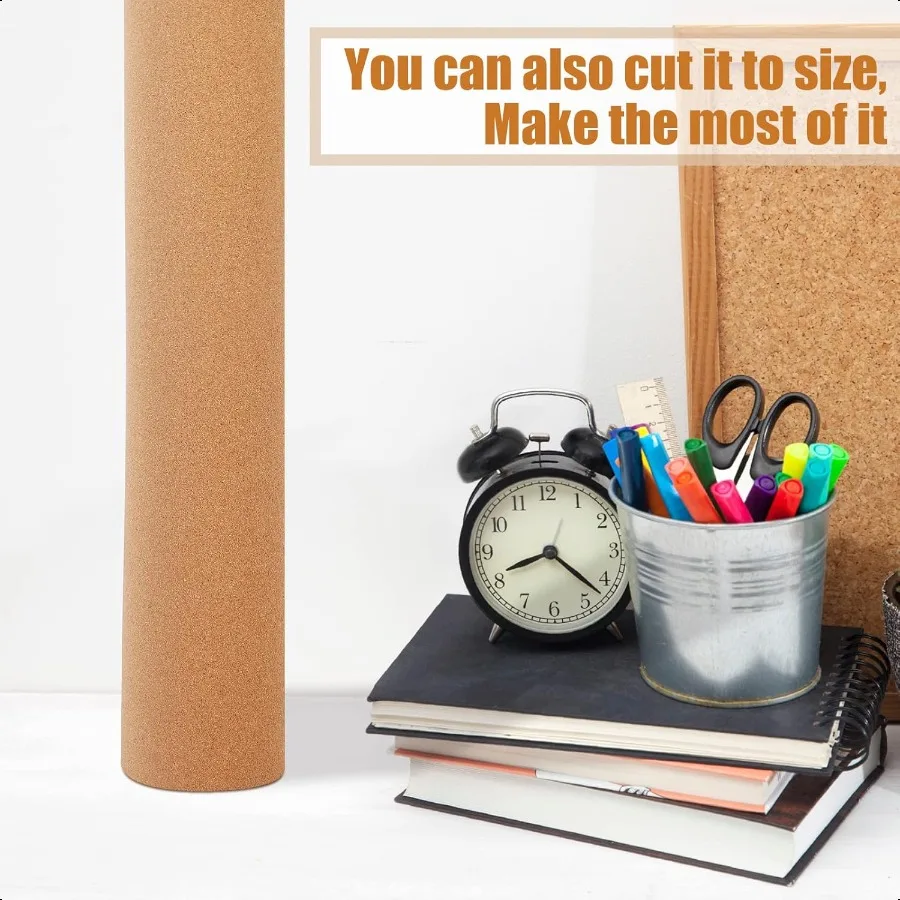 Cork Board Roll 94 x 48 Thick Bulletin Board Cork Sheet for Wall Dart Crafts DIY Projects 4 mm