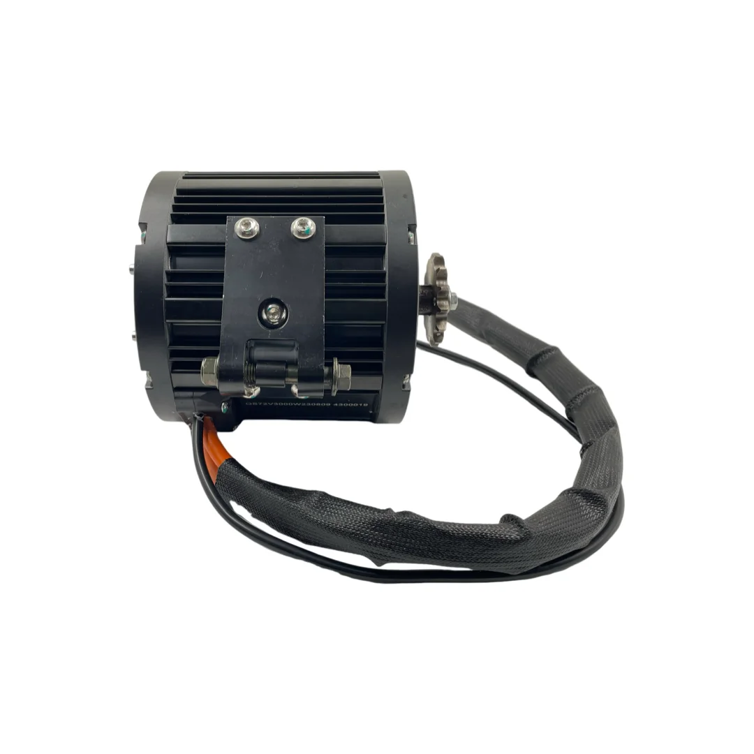 QSMOTOR 3000W PMSM Mid-drive Motor for electric moped and Electric vehicle