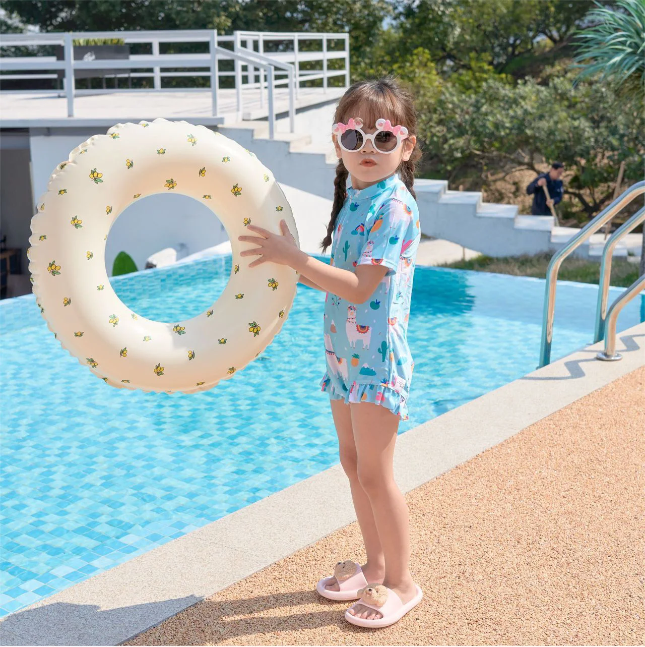 حلقة سباحة شريطية قابلة للنفخ عتيقة ، عوامات حمام سباحة للبالغين ، دائرة أطفال ، ألعاب حفلات ، مرتبة هوائية