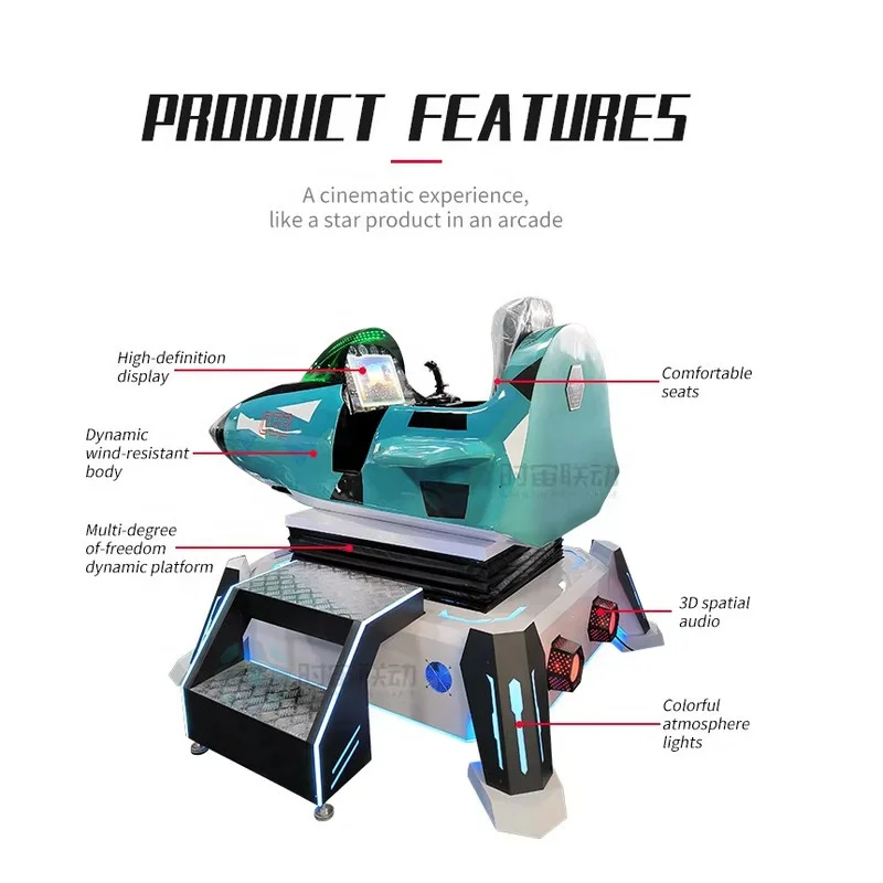 Flight Simulator Cockpit Airplane Gaming Chair Commercial Professional Economic Flight Simulators For Sale