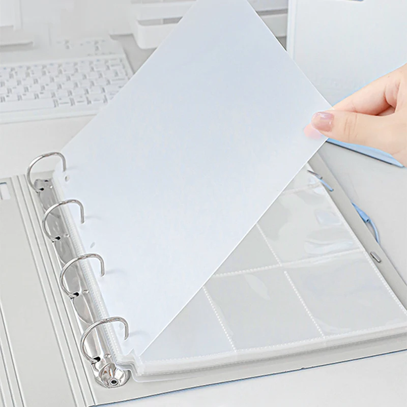 Cute 4/6/9 Space 3Inch Kpop Photo Card Kpop Binder Large Capacity Idol Photocard Album Photocards Binder Loose-Leaf Collect Book