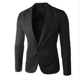 

New Men Long Sleeve Casual Solid Pockets Blazers Turn Down Collar Suits Business Coat Blazer Single Button Cardigan Outerwear