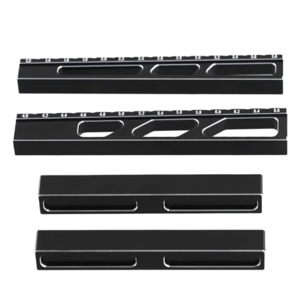 RC Height Ruler Tool or Chassis Droop Gauge Support Blocks Chassis Measureing Setting Gauge Set-UP Kit for 1/10 RC