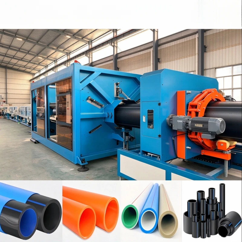 Fully Automatic HDPE PP PE Water Gas Electric Heating Pipe Extruder Multi-functional Plastic Pipe Manufacturing Equipment