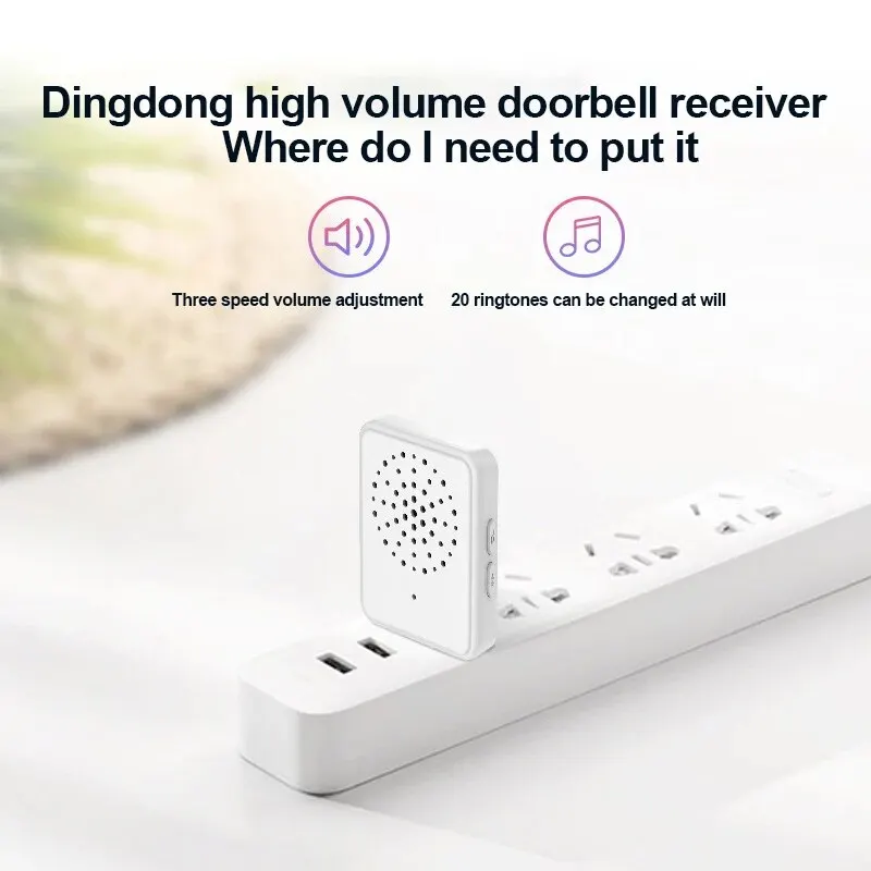 Tuya VisualV8v9 Doorbell Intelligent Wifi Outdoor Remote Intercom Monitoring Ip65 Waterproof Mobile Phone Camera Hd Night Vision