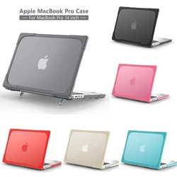 Stand Cover Laptop Case For MacBook Pro Air 16 14 13 Case 2025 2024 2023 2021 2022 M2 M4 For MacBook Air 15 Case