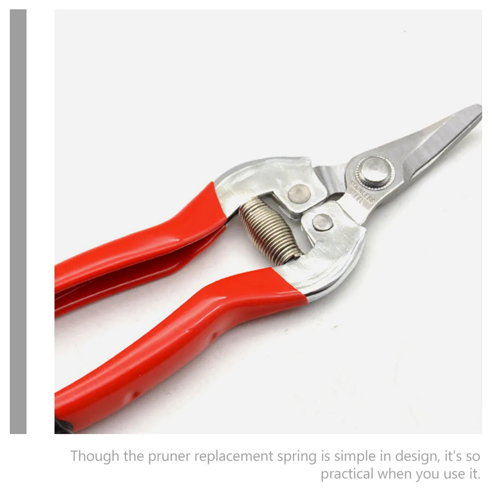 

25 Pcs Pruning Shears Flower Thinning Spring Pruners Replaceable Springs for Stainless Steel Trimmer Replacement
