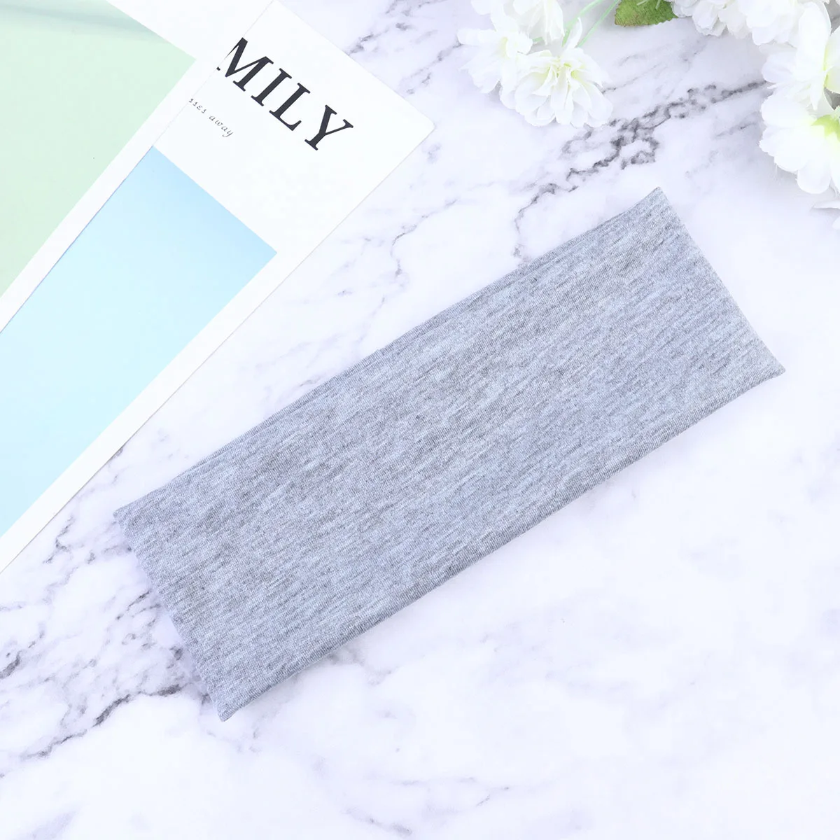 5 قطع الرياضة امتصاص العرق عقال للنساء واسعة بسط رباط شعر اليوغا الجري ممارسة أغطية الرأس النساء هيرباند اليوغا