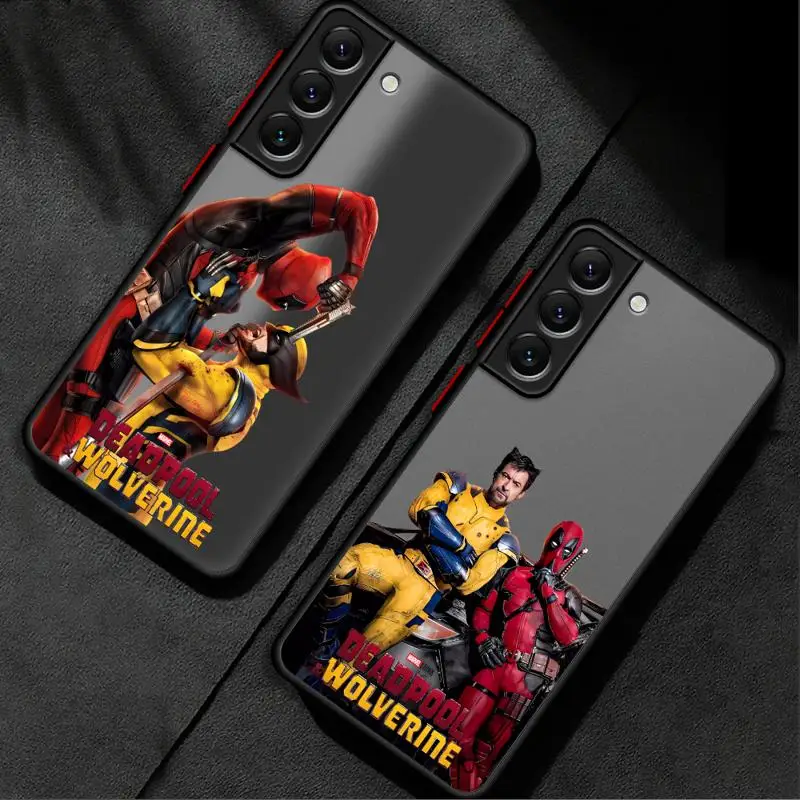 phone cases for Samsung Galaxy S23 Ultra case S20 9 S24 S21 FE Note20 S10 S22 10 Luxury Cover funda Marvel New Mutant Deadpool