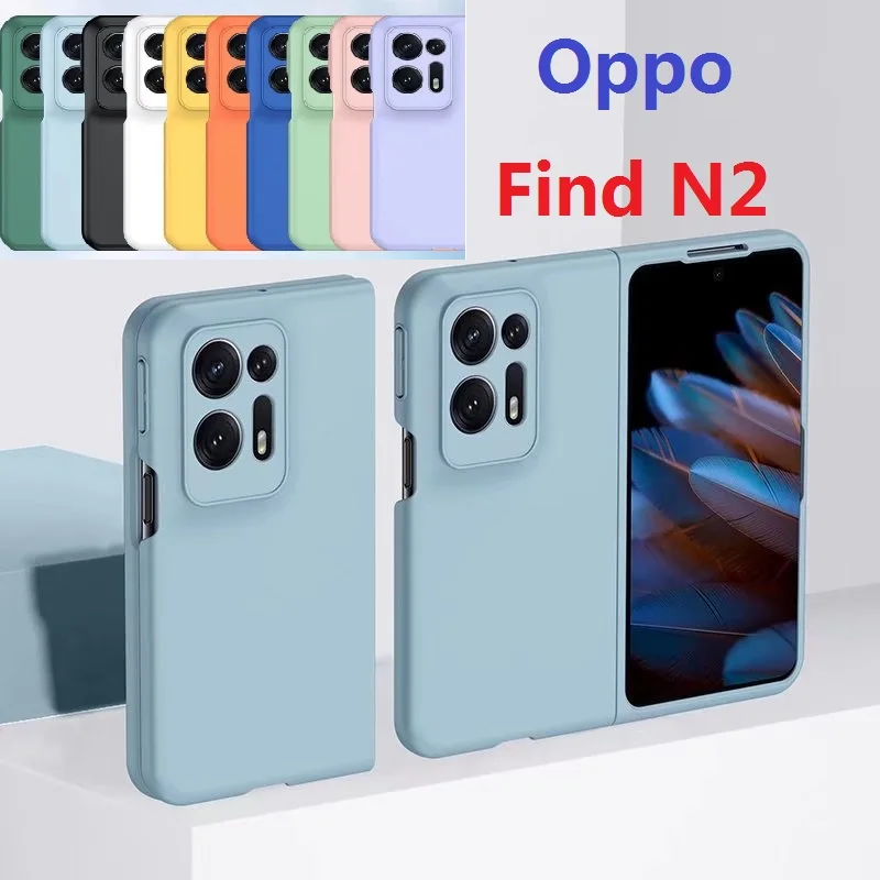 New Style Matte Hard For Oppo Find N2 Case Rubber Folding Plastic 360 Protection Cover