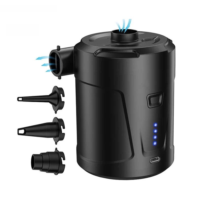 

Portable Quick-Fill Air Pump 5000mAh Perfect Inflator / Deflator Pump for Air Mattress Bed Boats Swimming Ring