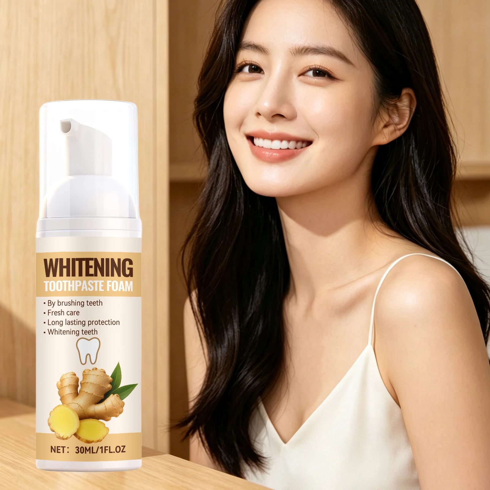 Whitening Toothpaste Foam Remove Plaque Enamel Repair Prevent Cavities Brightening Teeth Oral Fresh Daily Tooth Cleaning Mousse