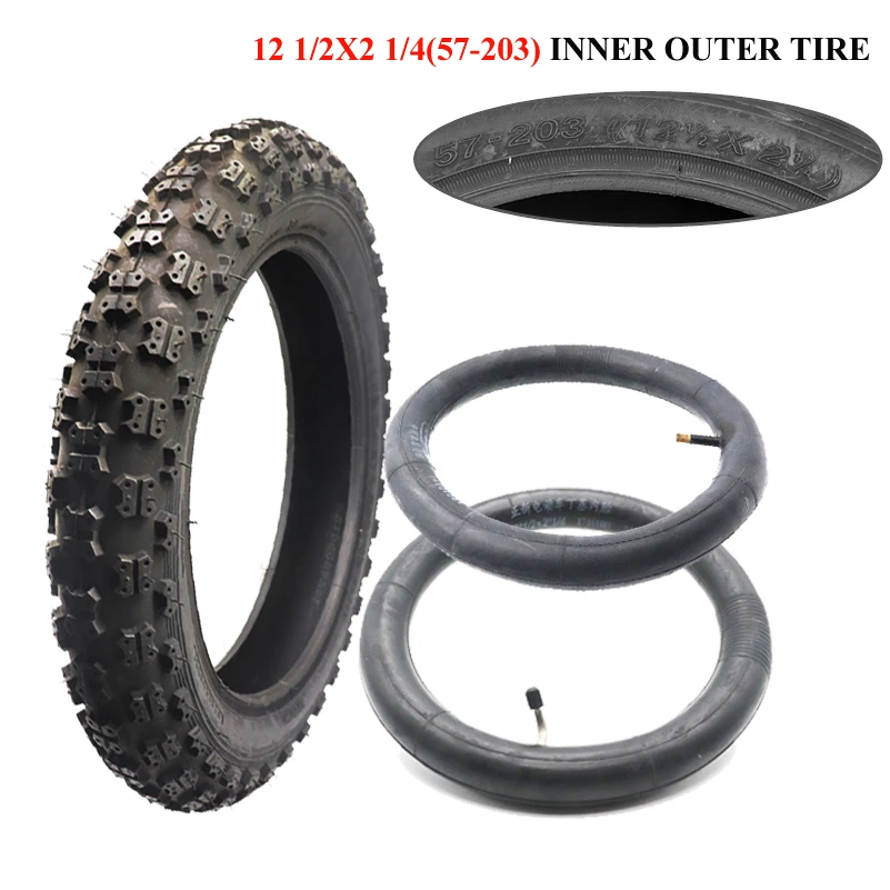 

Children's bicycle tires 12 inch tires 12 1/2 X 2 1/4 （57-203） wear-resistant and anti slip electric vehicle tires