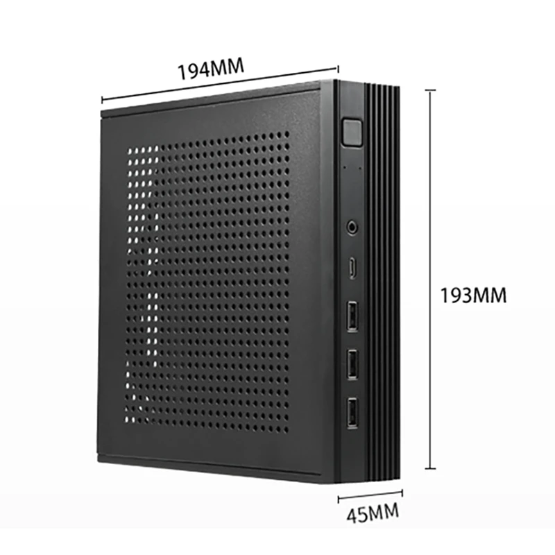 HTPC-バックマウント付きHTPCITXケース,TX06タイプデスクトップケース