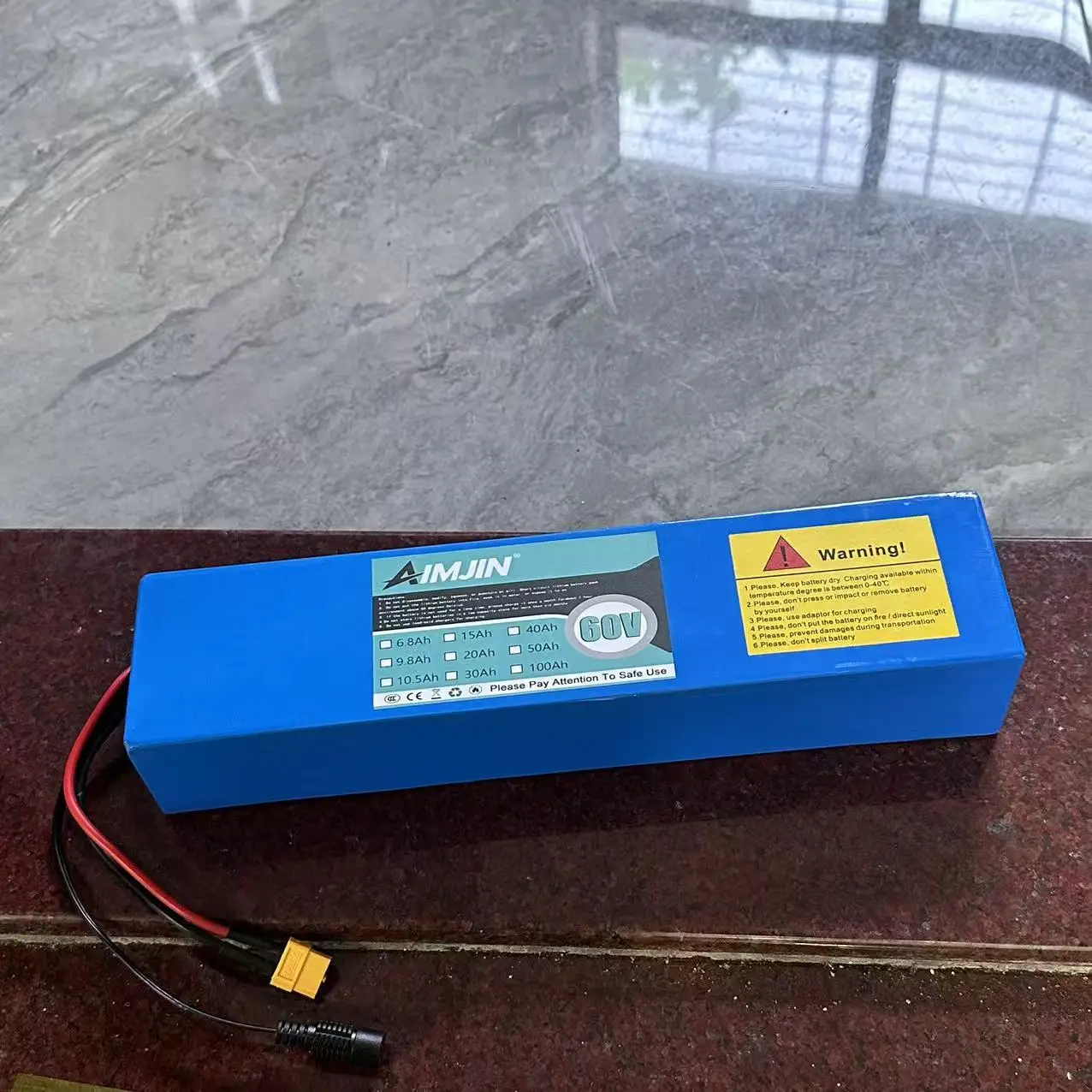 60V 16S2P 6.8Ah 18650 Rechargeable Li-ion Battery Pack 67.2V Lithium Ion Ebike Electric Bicycle Scooter with BMS，Charger