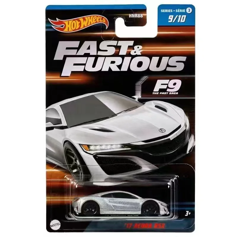 

Original Hot Wheels Car Fast & Furious F9 The Fast Saga Toys for Boys 17 Acura NSX Vehicles Models Birthday Gift