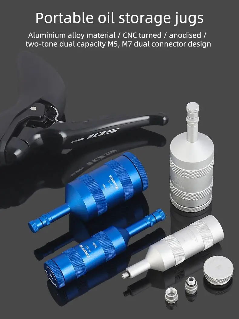AliExpress TOOPRE Mountain Bike Portable Oil Bottle Oil Storage Pot Road Bike Disc Brake Oil Disc Oil Replenishment Tool Outdoor Carrying