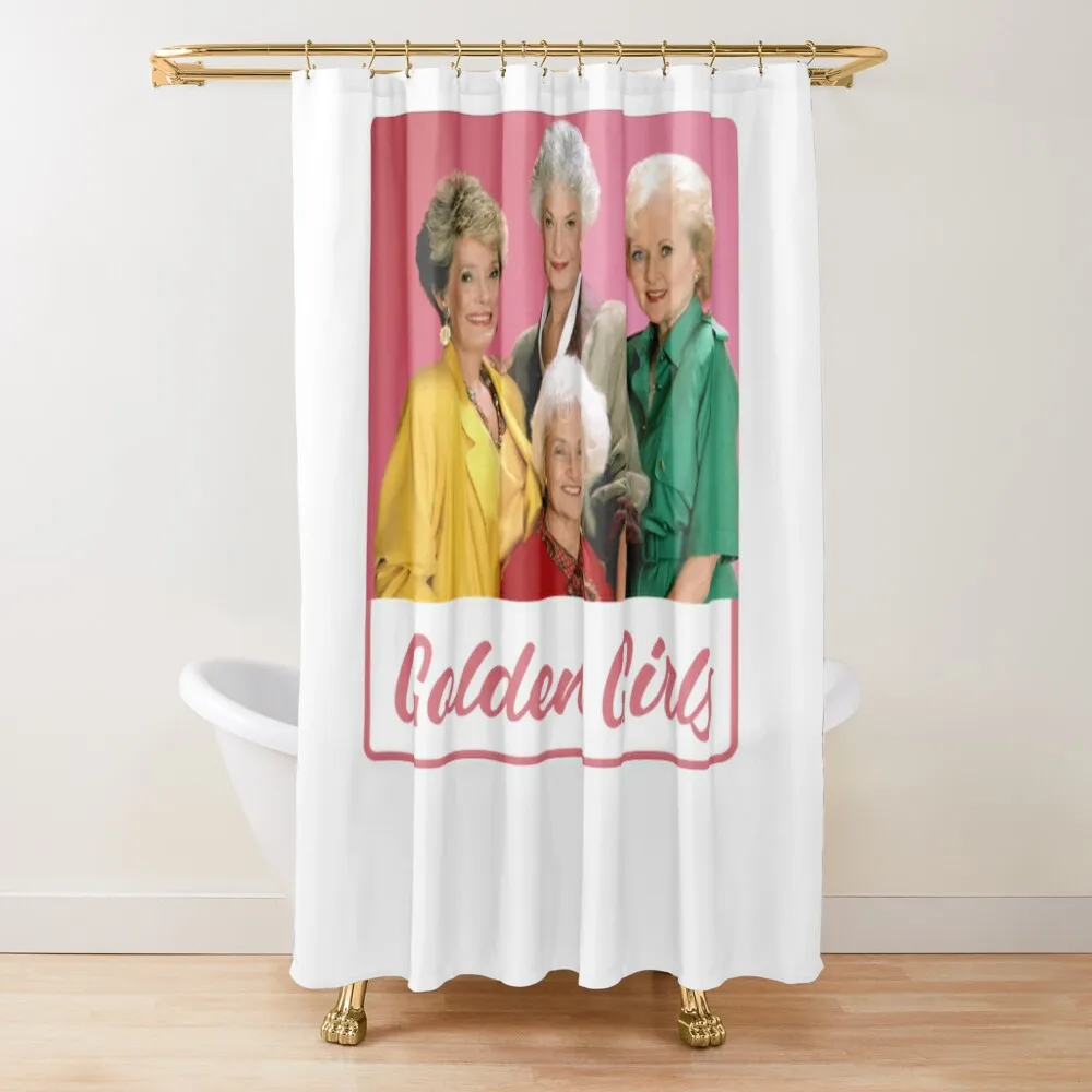 

Golden Girls Sticker Shower Curtain Bathroom Shower Modern Showers For Bathroom For Bathroom Shower Waterproof Curtain