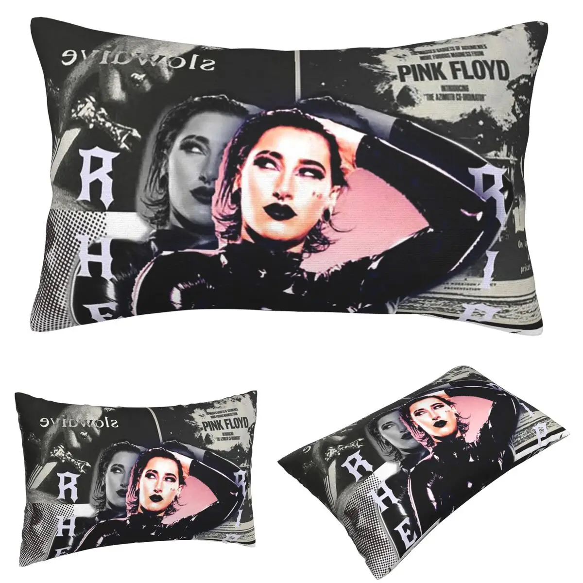 غطاء وسادة مستطيل من WWE Rhea Ripley غطاء وسادة ديكور لغرفة النوم وسرير رمي مريح للمنزل #1