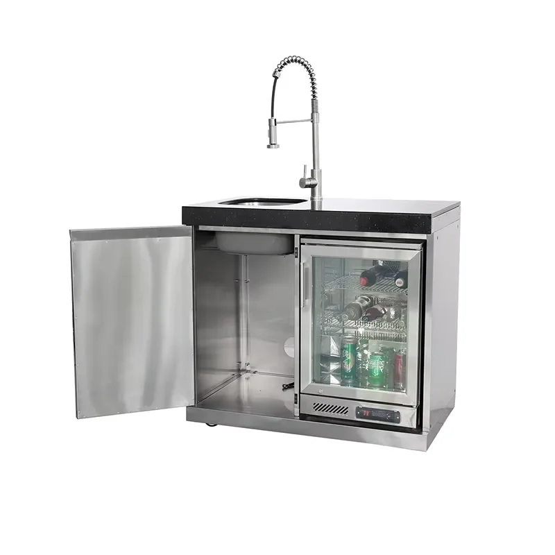 Portable Modular Outdoor Kitchens Set Complete Kitchen Sink Cabinet Modular Kitchen Cabinets Sink Outdoor Automatic Dishwasher