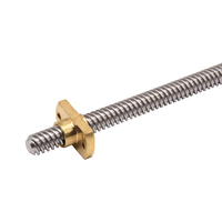 T8*8 365mm Ender 3 Lead Screw Threaded Rod 8MM Brass Nuts for Ender-3 Ender3 V2/ Ender 3 V2 Neo/ Ender3,Pro/Ender 3 Neo/Voxelab