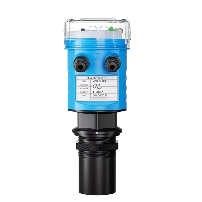 Integrated Ultrasonic Level Gauge Water Level Gauge Sensor Liquid Transmitter Ultrasonic Gauge