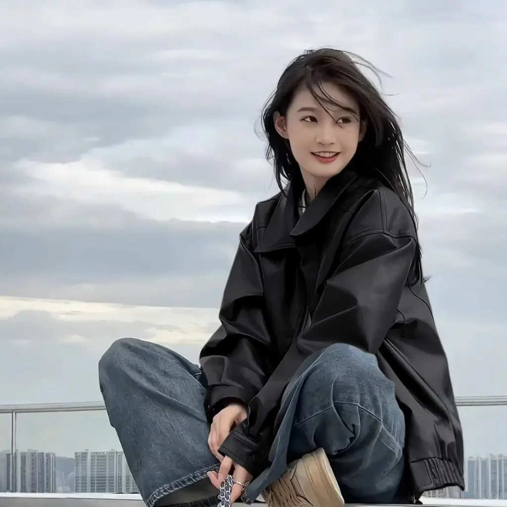 여성용 짧은 가죽 재킷 신상 봄 가을 오토바이 스타일 마이야르드 웨어 소형 여성용 아우터웨어