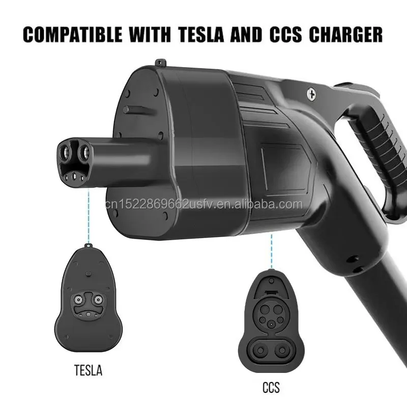 OLINK 과급기 Ccs1 어댑터 150kw Dc 고속 충전기 어댑터 Ccs 콤보 1 어댑터-Tesla Model S 3 X Y 썸네일 3