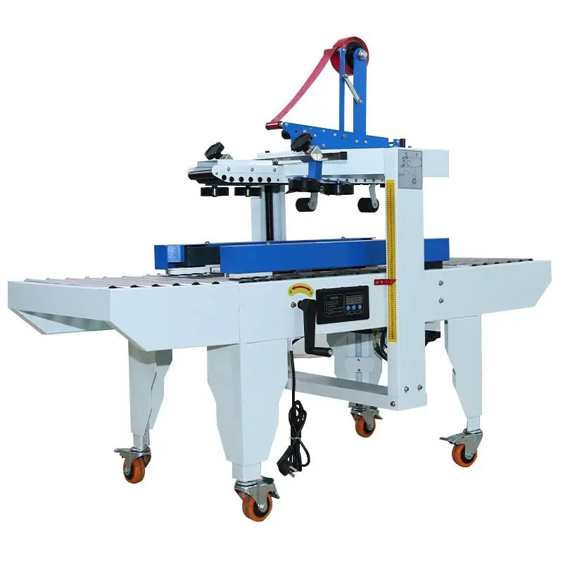 

Roller sealing machine, automatic baler, carton tape