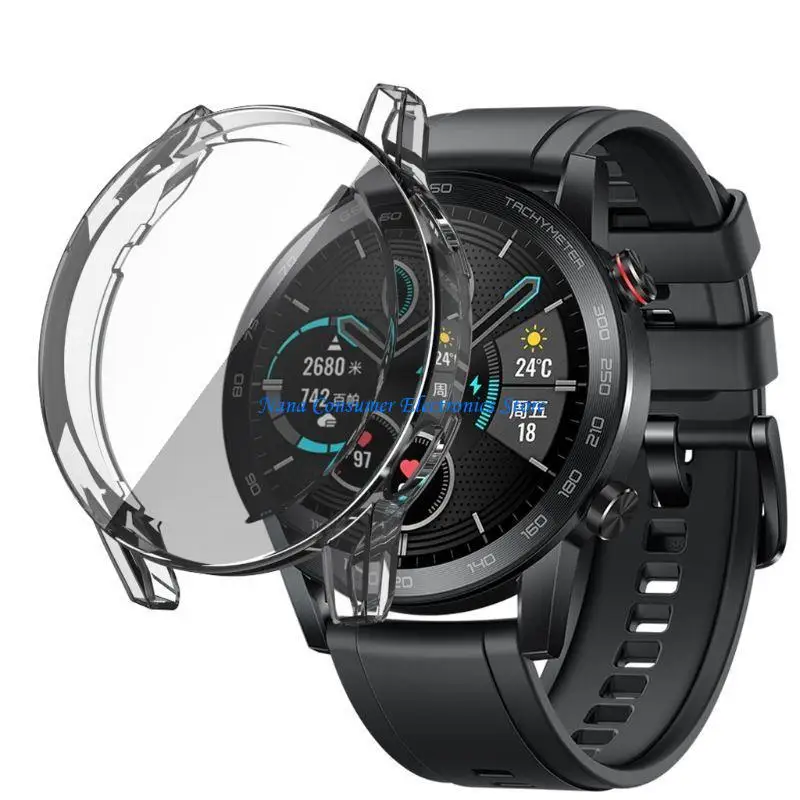 G7NE Protective TPU Case For Magic 2 46mm Watch Bumper Screen Protector Clear Cover Shell Accessories