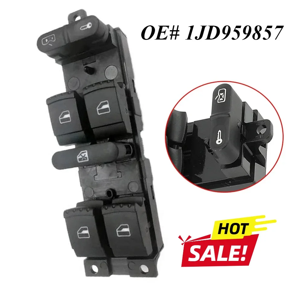 

1JD959857 LHD Power Window Lifter Switch Button for VW Glof 4 2003-2008 Power Window Switch Window Switch