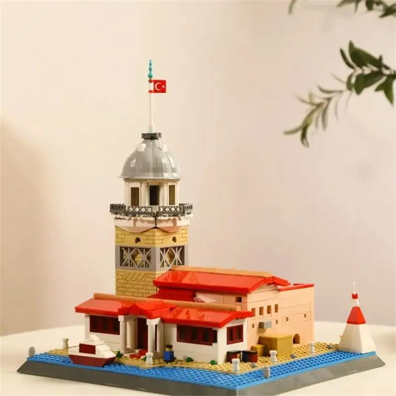 Blocos de Construção da Arquitetura Mundial Casa Castelo Villa Igreja Big Ben Brinquedos DIY para Homem Presentes para Menina Presente Adulto