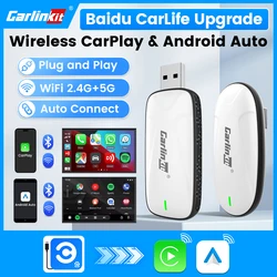 CarlinKit Wired Baidu CarLife Upgrade to Wireless CarPlay & Android Auto Wireless Auto Connect Support Google Waze Maps Spotify