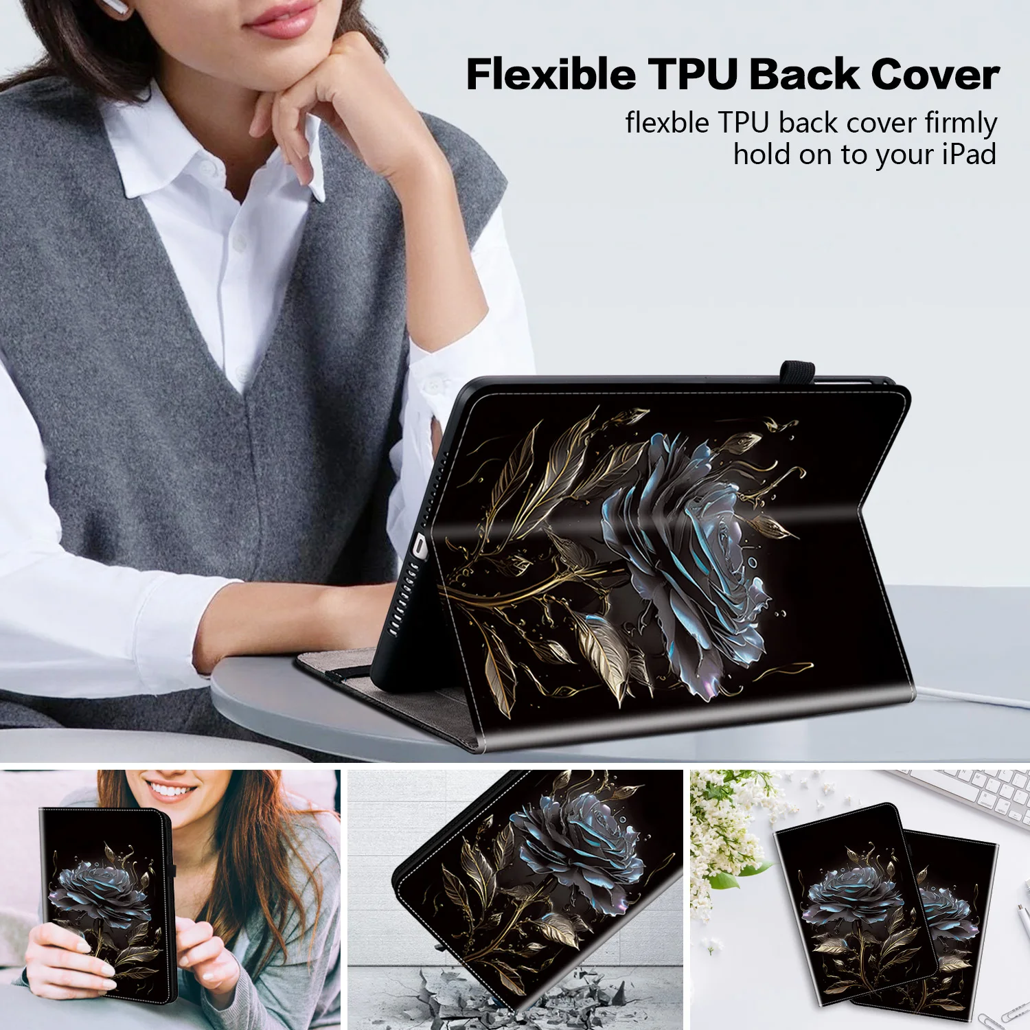 Leather Case For Samsung Galaxy Tab S10 FE+13.1 Tab S10 Lite S11 S9 11