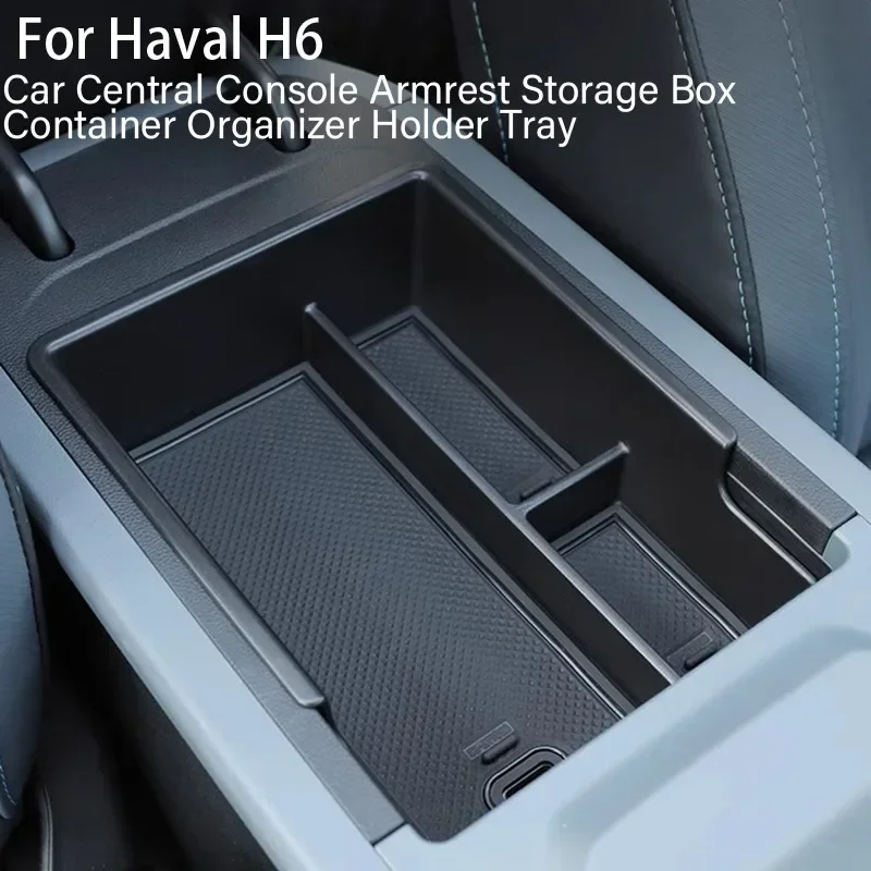 

For Haval H6 3rd Gen GT 2021 2022 2023 2024 HEV PHEV Car Central Console Armrest Storage Box Container Organizer Holder Tray