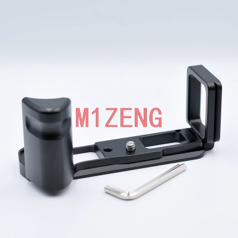 EM10IV Quick Release QR L Plate/Bracket Holder hand Grip wood for Olympus OM-D E-M10IV camera RRS SUNWAYFOTO Markins tripod